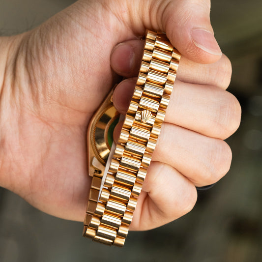 Rolex 68278 Datejust 31 Diamond Dial Yellow Gold Presidential Watch