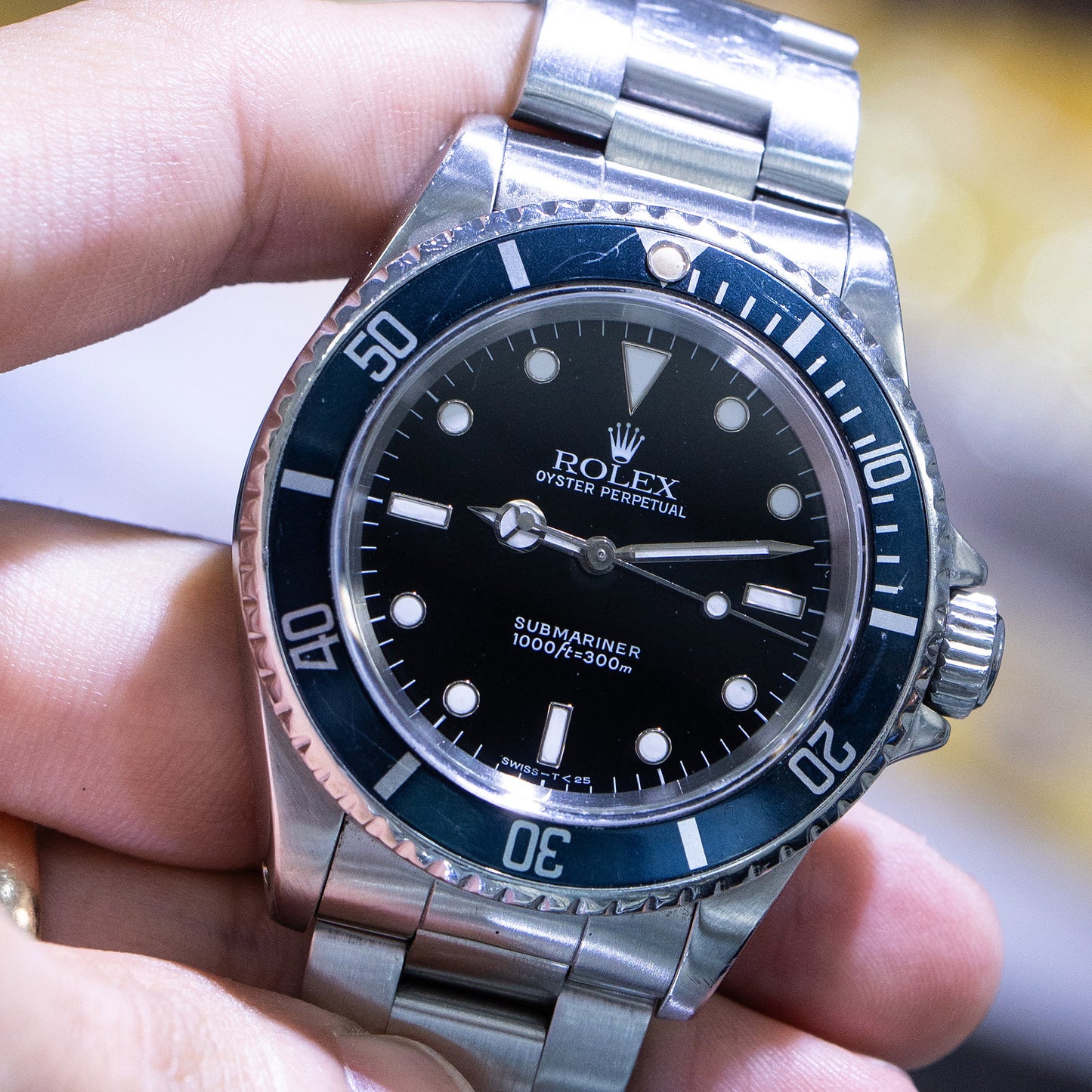 Rolex 14060 Submariner Black Dial Stainless Steel Watch