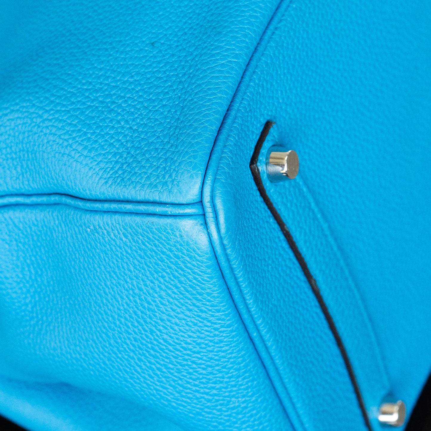 Hermès Birkin 35 Limited Edition Bleu Zanzibar Malachite Togo Handbag