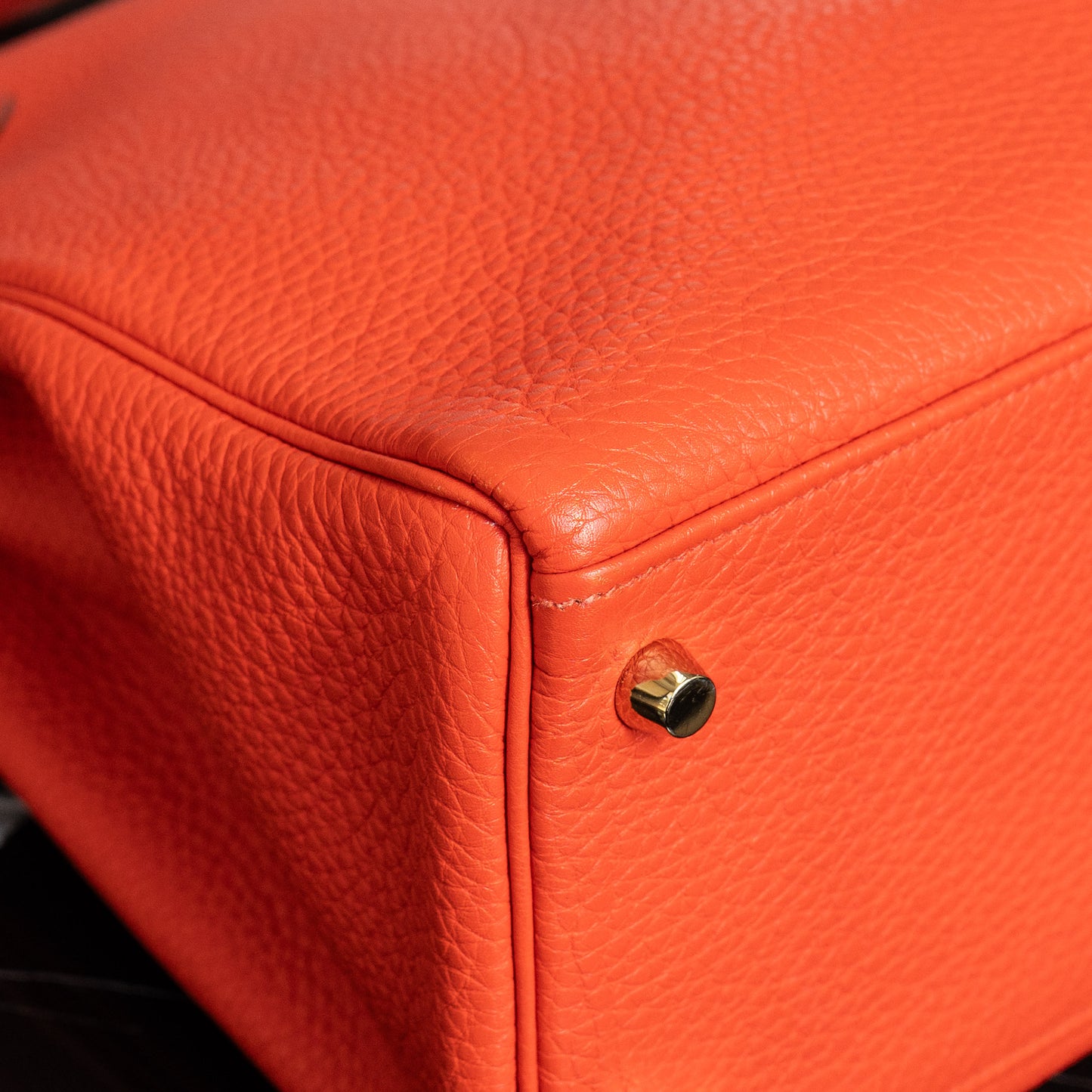 Hermes Kelly 32 Retourne Orange Handbag