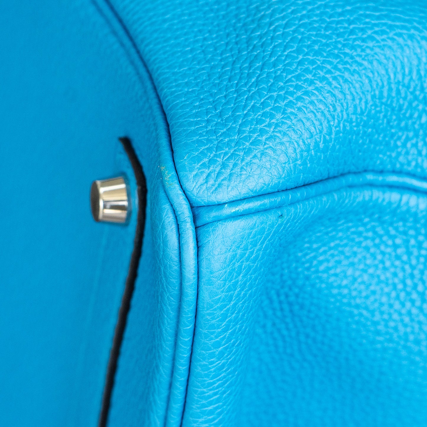 Hermès Birkin 35 Limited Edition Bleu Zanzibar Malachite Togo Handbag