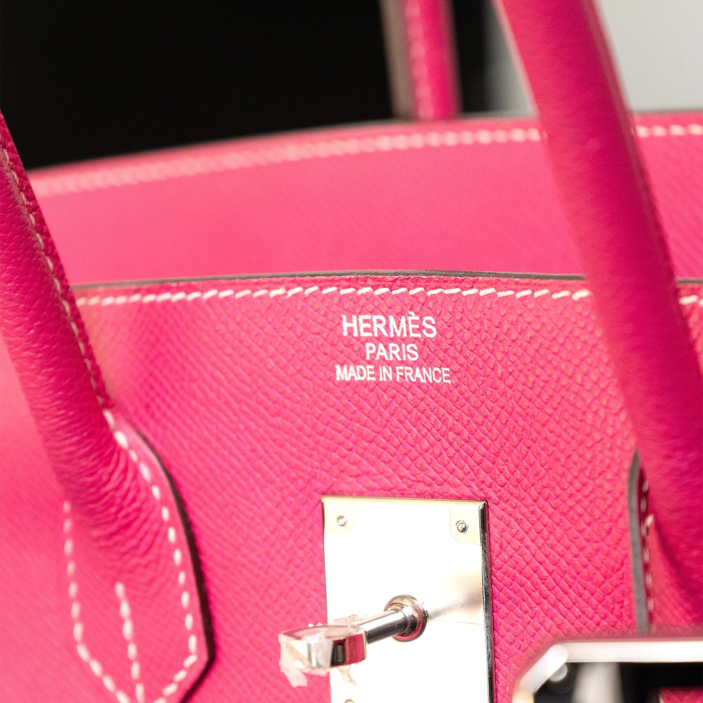 Preo-Owned Hermes Birkin 35 Rose Tyrien Handbag