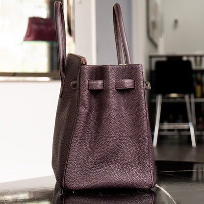 Hermès Birkin 35 Togo Aubergine Purple Handbag