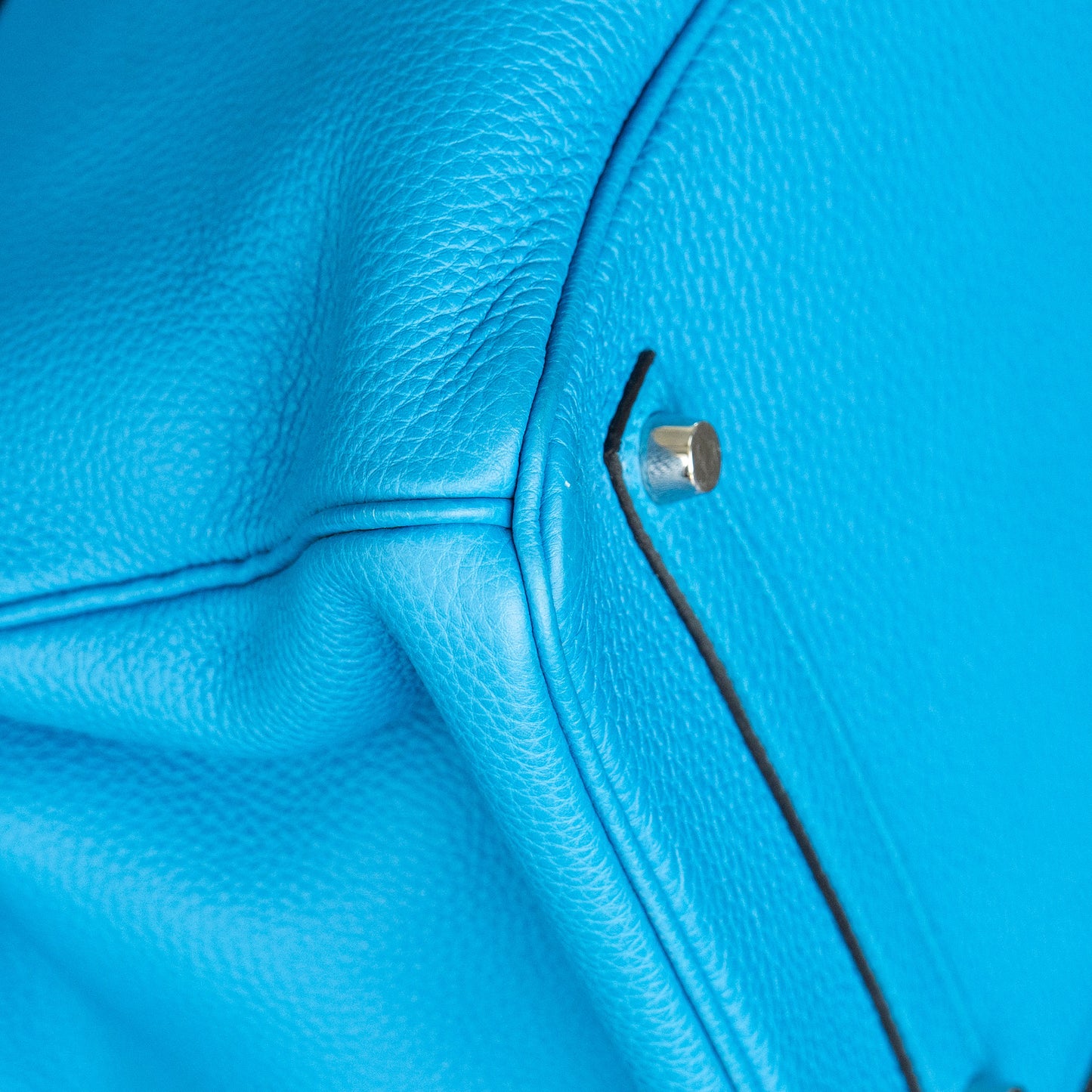 Hermès Birkin 35 Limited Edition Bleu Zanzibar Malachite Togo Handbag