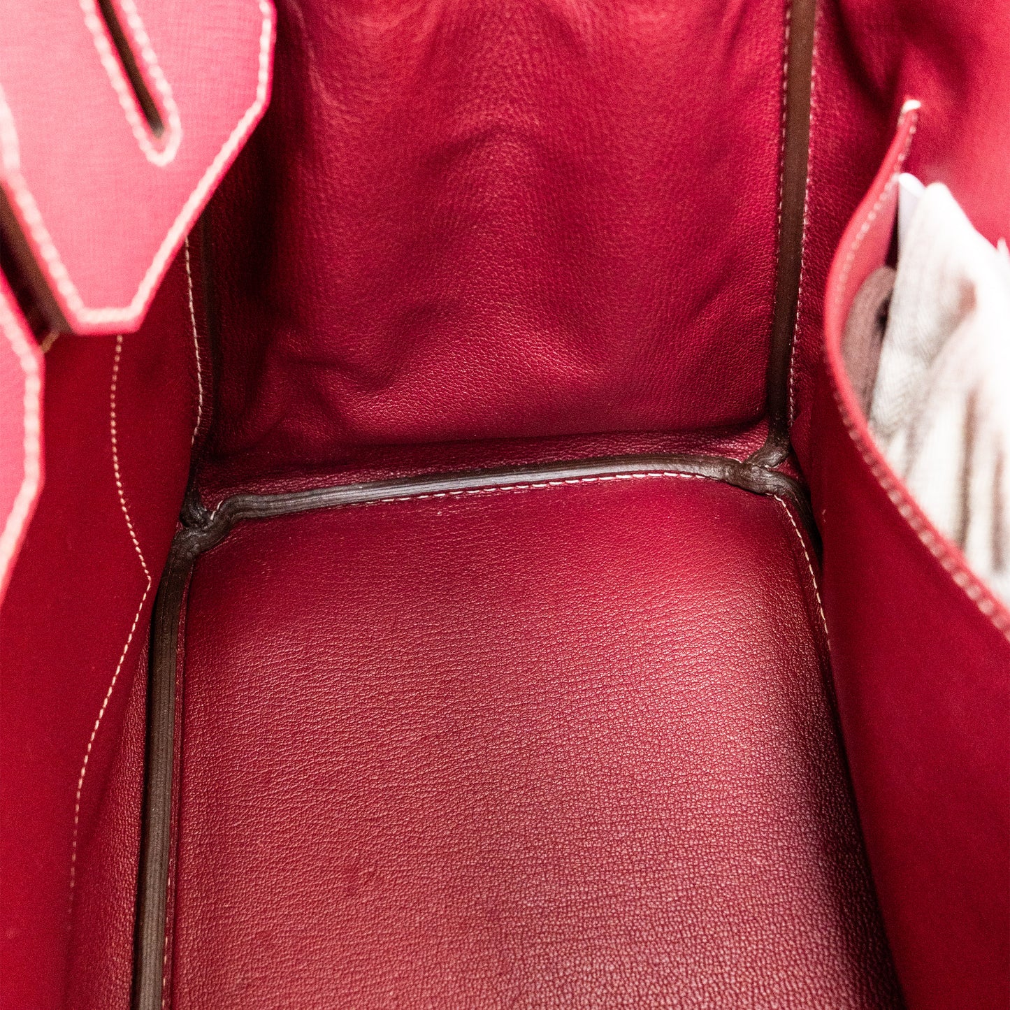 Preo-Owned Hermes Birkin 35 Rose Tyrien Handbag