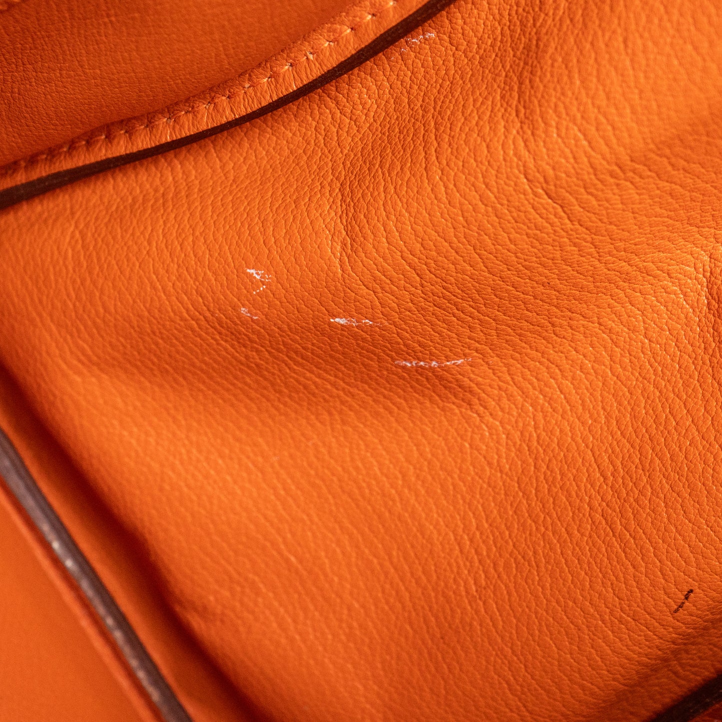 Hermes Birkin 35 Orange Togo Gold Hardware