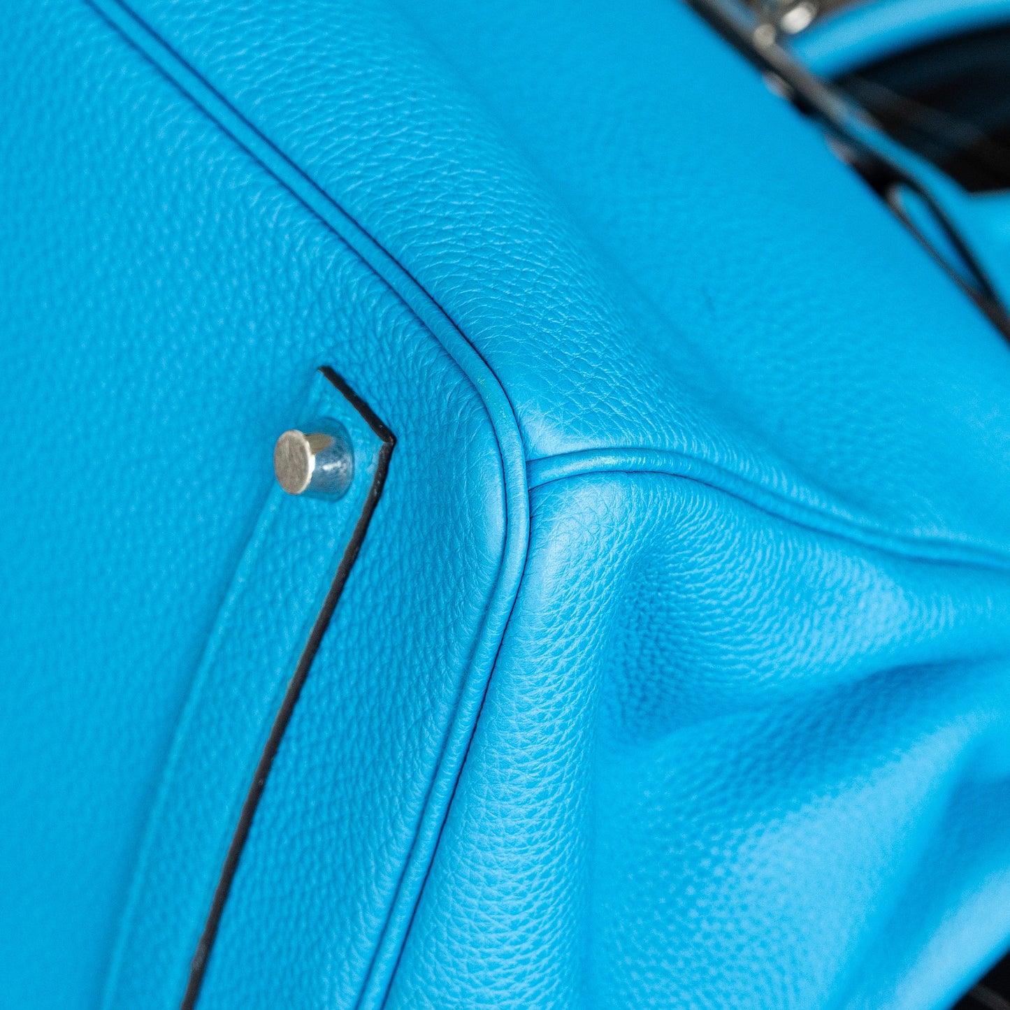 Hermès Birkin 35 Limited Edition Bleu Zanzibar Malachite Togo Handbag