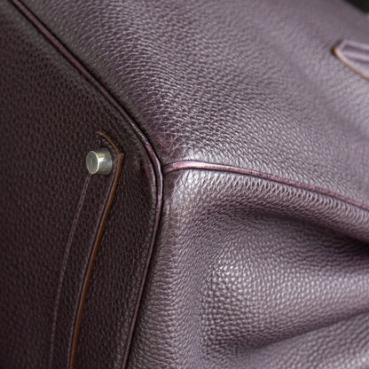 Hermès Birkin 35 Togo Aubergine Purple Handbag