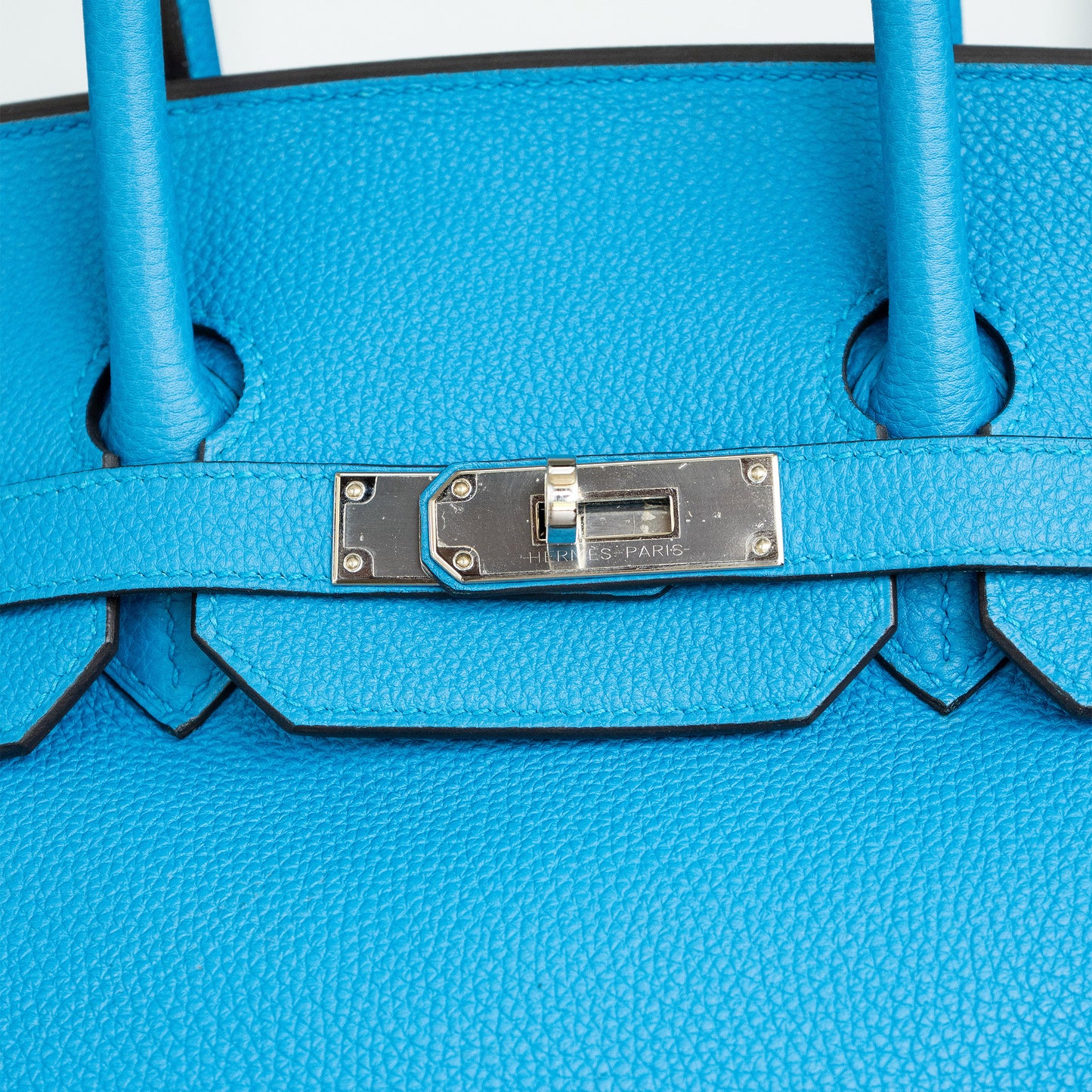 Hermès Birkin 35 Limited Edition Bleu Zanzibar Malachite Togo Handbag