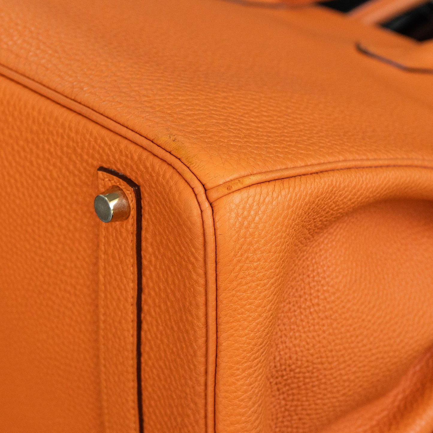 Hermes Birkin 35 Orange Togo Gold Hardware