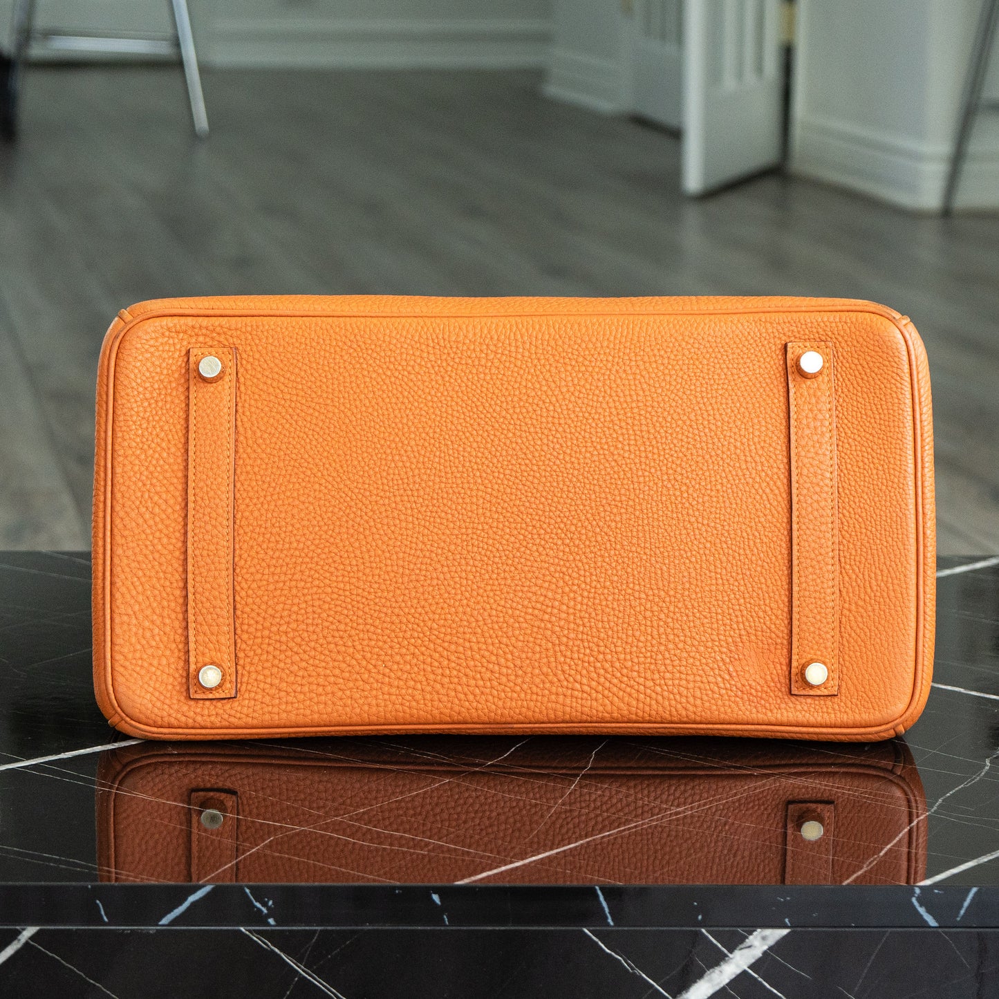Hermes Birkin 35 Orange Togo Gold Hardware
