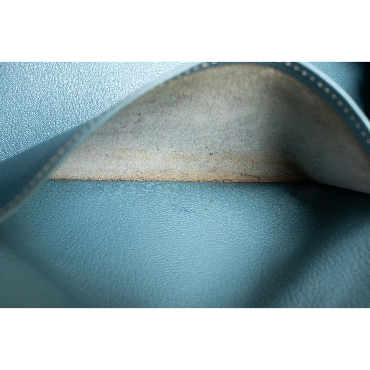 Hermes Birkin 30 Blue Jean Togo Palladium Handbag W/ Dustbag and COA