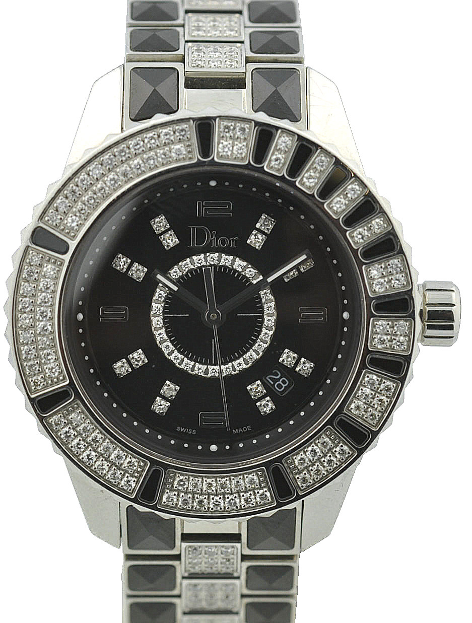 pre-owned christian dior watch