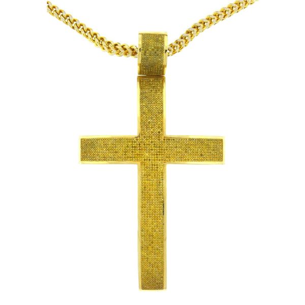 canary diamond cross