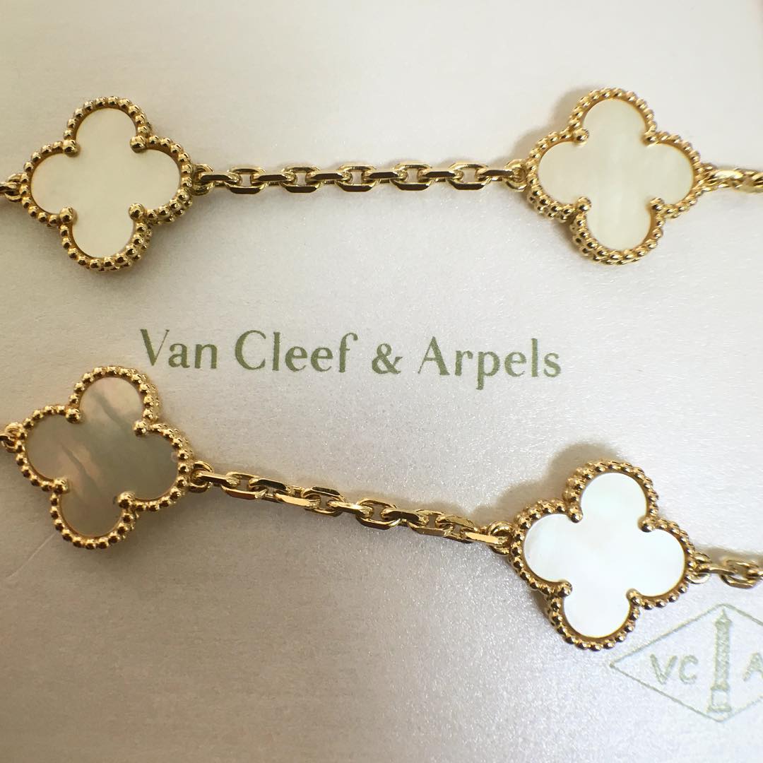 How To Spot A Real Van Cleef & Arpels Alhambra (Necklace or Bracelet). –  The Back Vault