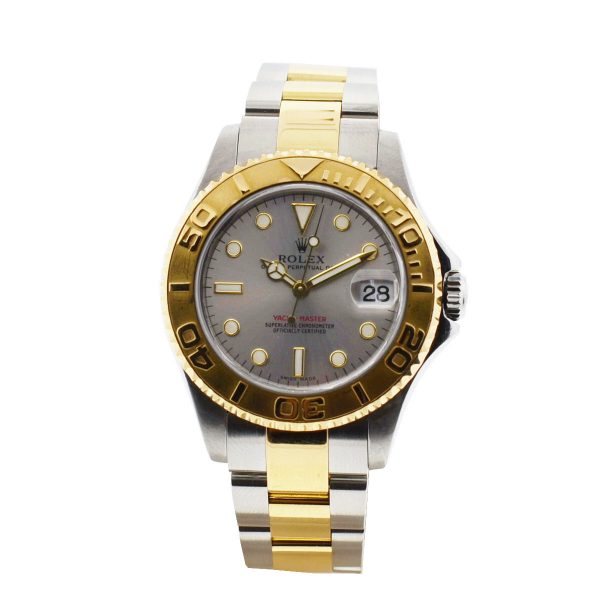 rolex midsize two tone yachtmaster