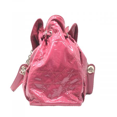 Dior Patent Cannage Le Trente Framboise (PINK) Shoulder Bag