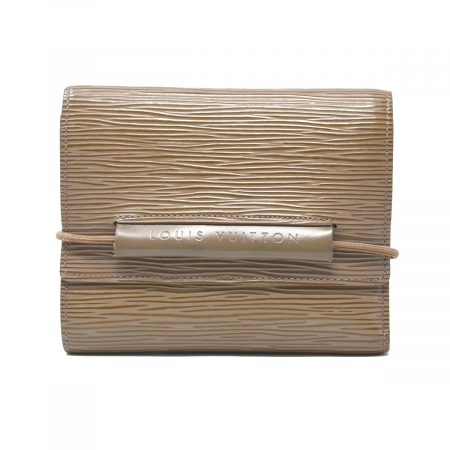 Louis Vuitton Gray Epi Leather Tri-fold Elastique Wallet  