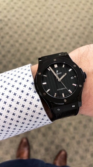 Hublot classic fusion sale all black