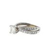 14k White Gold Princess Cut Diamond Engagement Ring Approx 2.00 TCW 