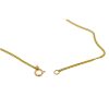 18k Yellow Gold Diamond Curb Chain Necklace Approx .30 TCw