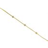 18k Yellow Gold Diamond Curb Chain Necklace Approx .30 TCw