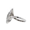 14k White Gold Vintage Diamond Ring Approx .80 TCW