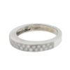 18k White Gold Diamond Band Approx .58 TCW