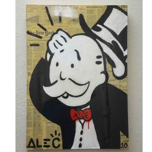 Authentic Alec Monopoly Painting for Sale
