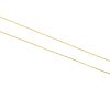 14k Yellow Gold Diamond Circle Pendant Chain Necklace