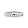 18k White Gold Diamond Wedding Band Approx. .33 Tcw