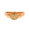 18k Rose Gold Oval Diamond Stack-able Ladies Ring  