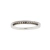 14k White Gold 3 Sided Diamond Wedding Band Approx .41 tcw