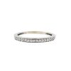 14k White Gold Diamond Wedding Band Approx .25 tcw