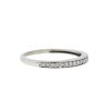 14k White Gold Diamond Wedding Band Approx .25 tcw