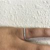 14k White Gold Diamond Wedding Band Approx .25 tcw