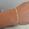 14k Yellow Gold Cuban Link Bracelet