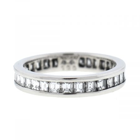 Platinum Baguette Diamond Wedding Ring