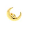 Sofia Kaman 14k Yellow Gold Diamond Moon Single Earring NOT PAIR