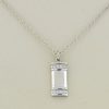 18k White Gold Kwiat Diamond Pendant Necklace  