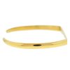 14k Yellow Gold ID Style "Listen to your Dreams" Bangle Bracelet