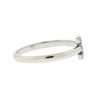 14k White Gold "I LOVE YOU" Stackable Diamond Ring 