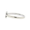 14k White Gold "I LOVE YOU" Stackable Diamond Ring 