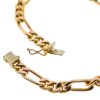 14k Rose Gold Figaro Link Bracelet