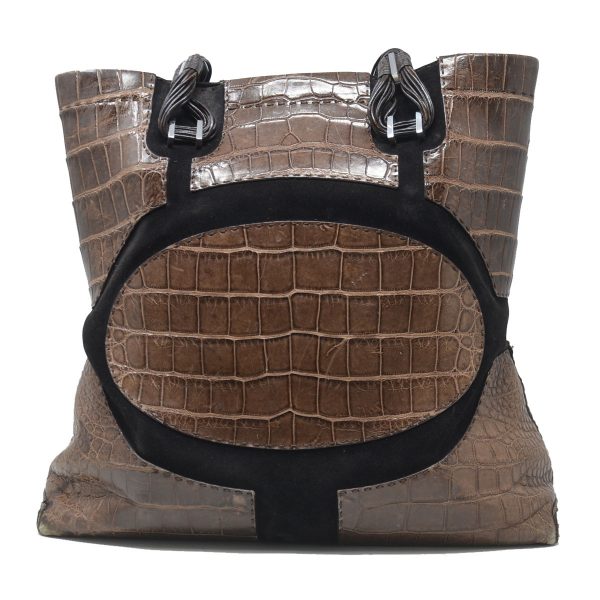 Authentic VBH Jumbo Ostrich Leather Off-White Handbag - Boca Pawn