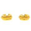 14k Yellow Gold Wide Hoop Earrings