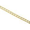 10k Yellow Gold Two Tone Railroad Style Men's Bracelets