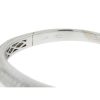 18k White Gold Pave Diamonds Bangle Bracelet Approx. 3.5 CTS