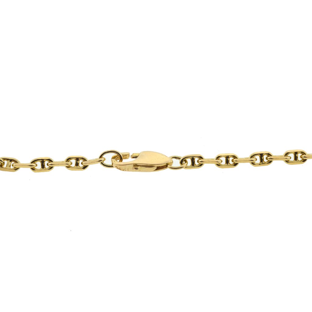 14k Yellow Gold Men's Gucci Link Chain Necklace - Boca Pawn