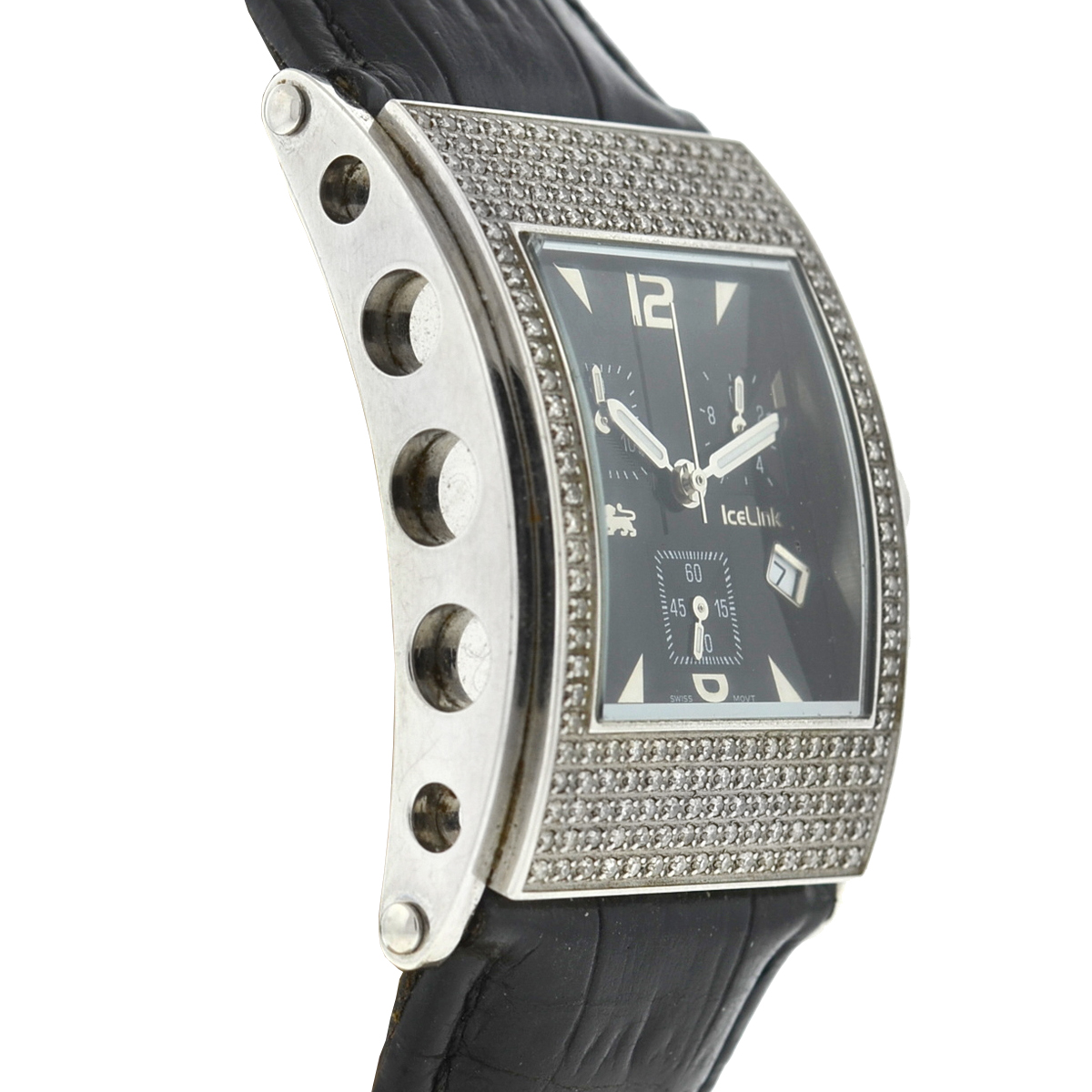 IceLink Avignon Pave Diamond Square Dial Quartz Men's Watch - Boca Pawn |  Boca Raton Pawn